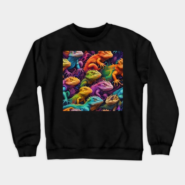 BUNCHES OF BEARDIES Crewneck Sweatshirt by Morrigan Austin